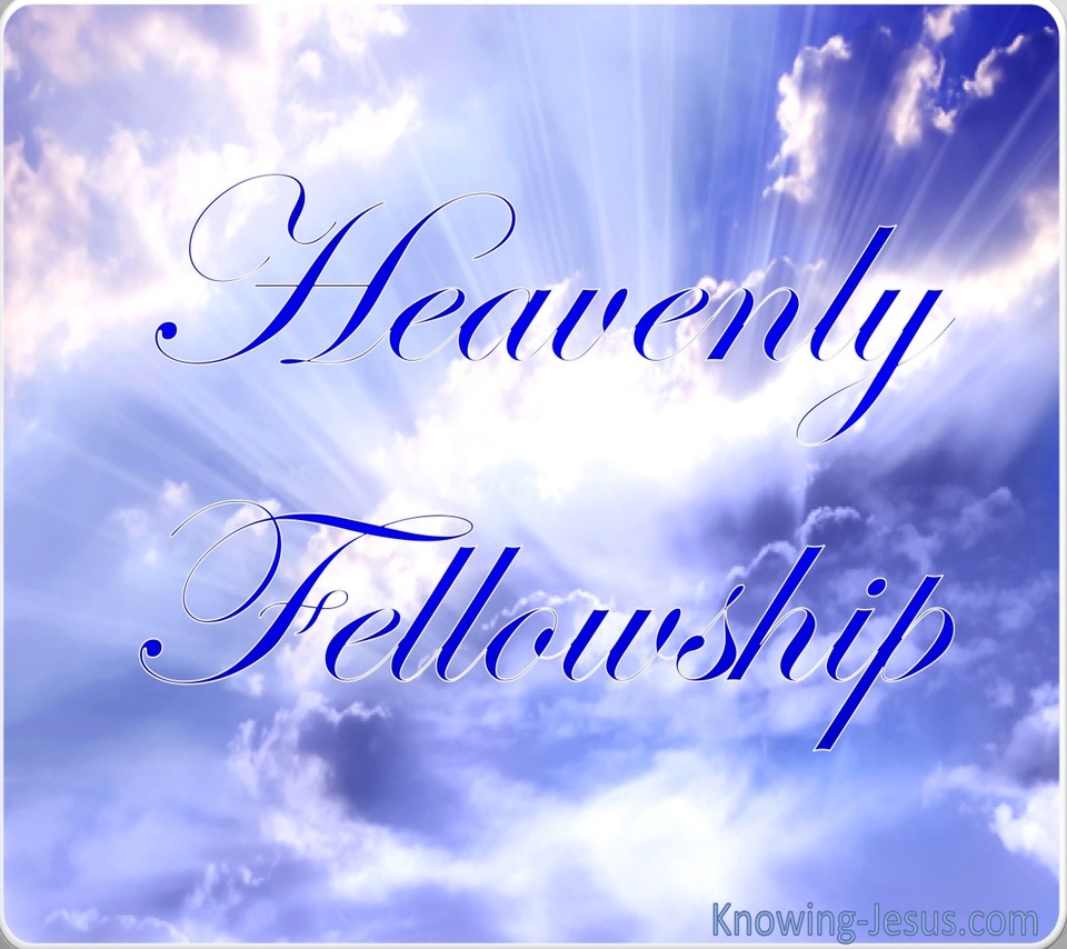 Heavenly Fellowship (devotional) (blue)